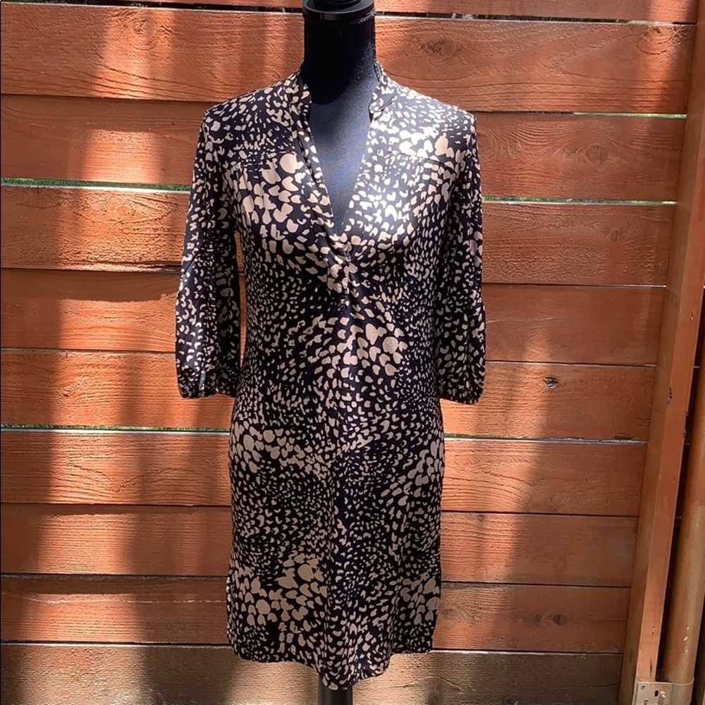 Banana Republic Print Midi Dress